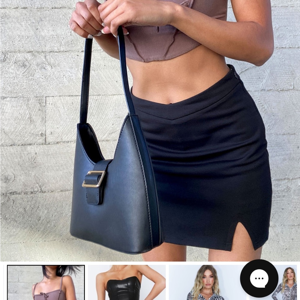 PRINCESS POLLY Ravyn Skort Black